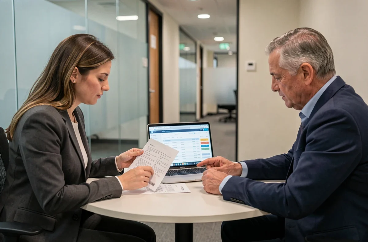 Réunion professionnelle autour des solutions et contrats dédiés du service client France Télécom pour les entreprises